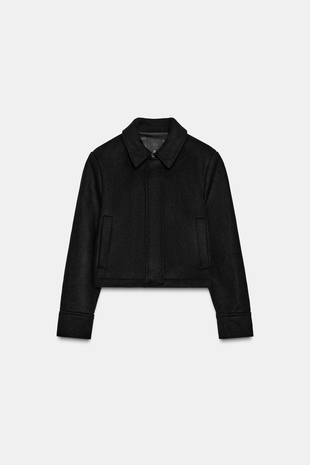 WOOL BLEND JACKET WITH POCKETS - Zara фото 6