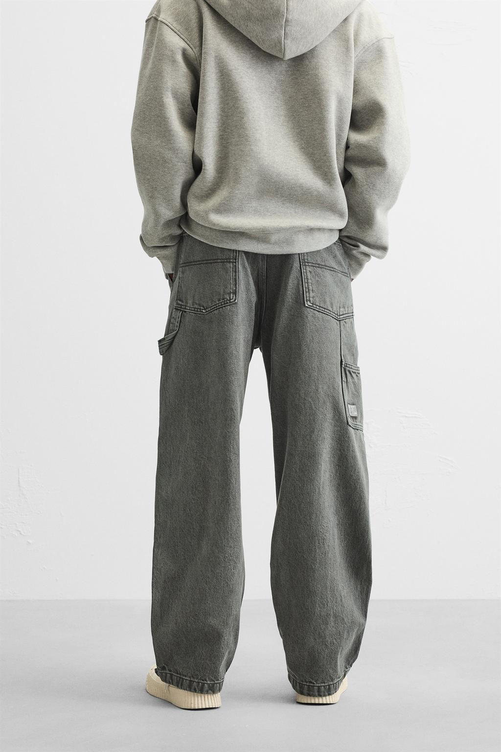 FADED CARPENTER POCKET TROUSERS - Zara фото 3