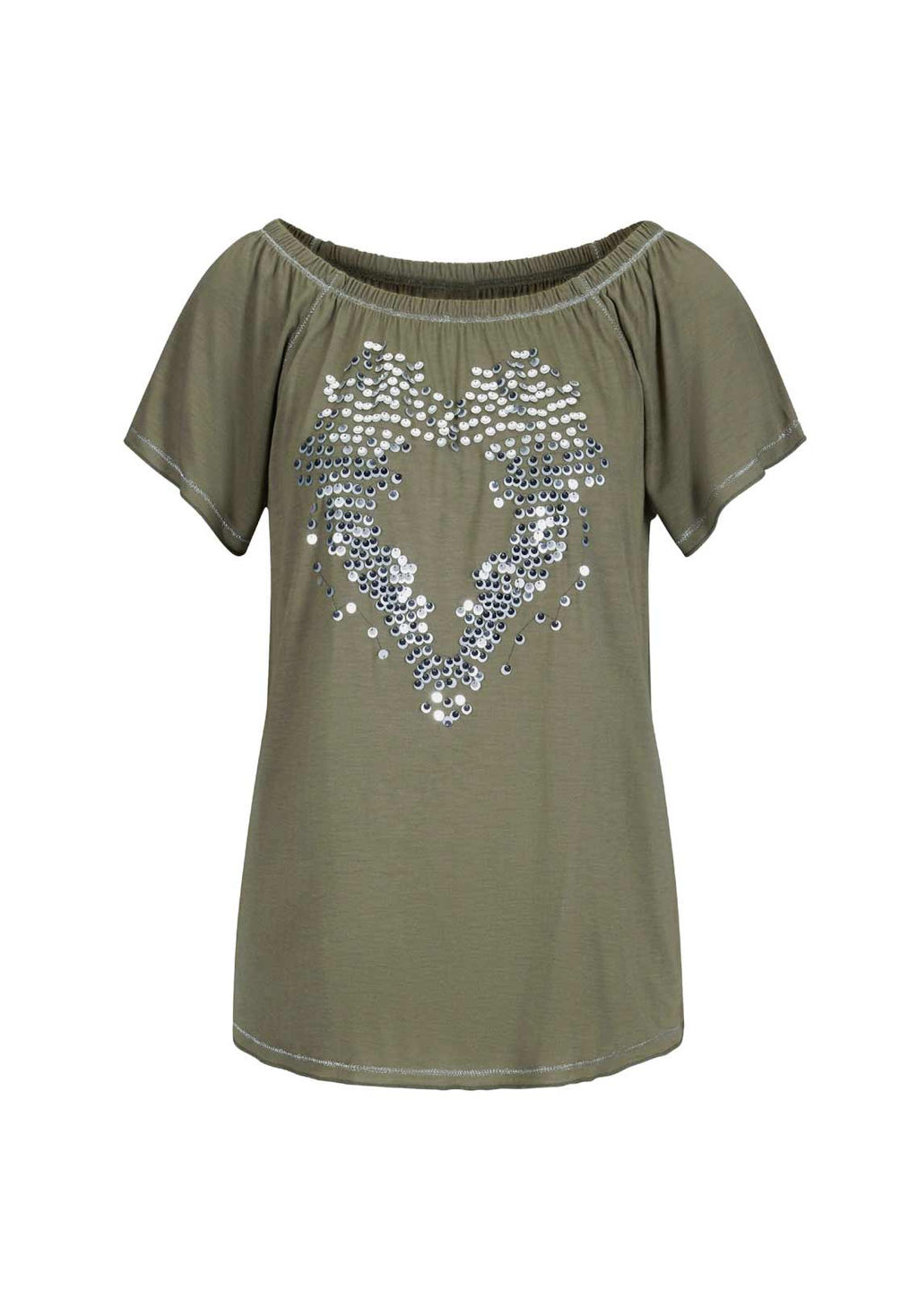 Блузка, хаки - Linea tesini фото 2