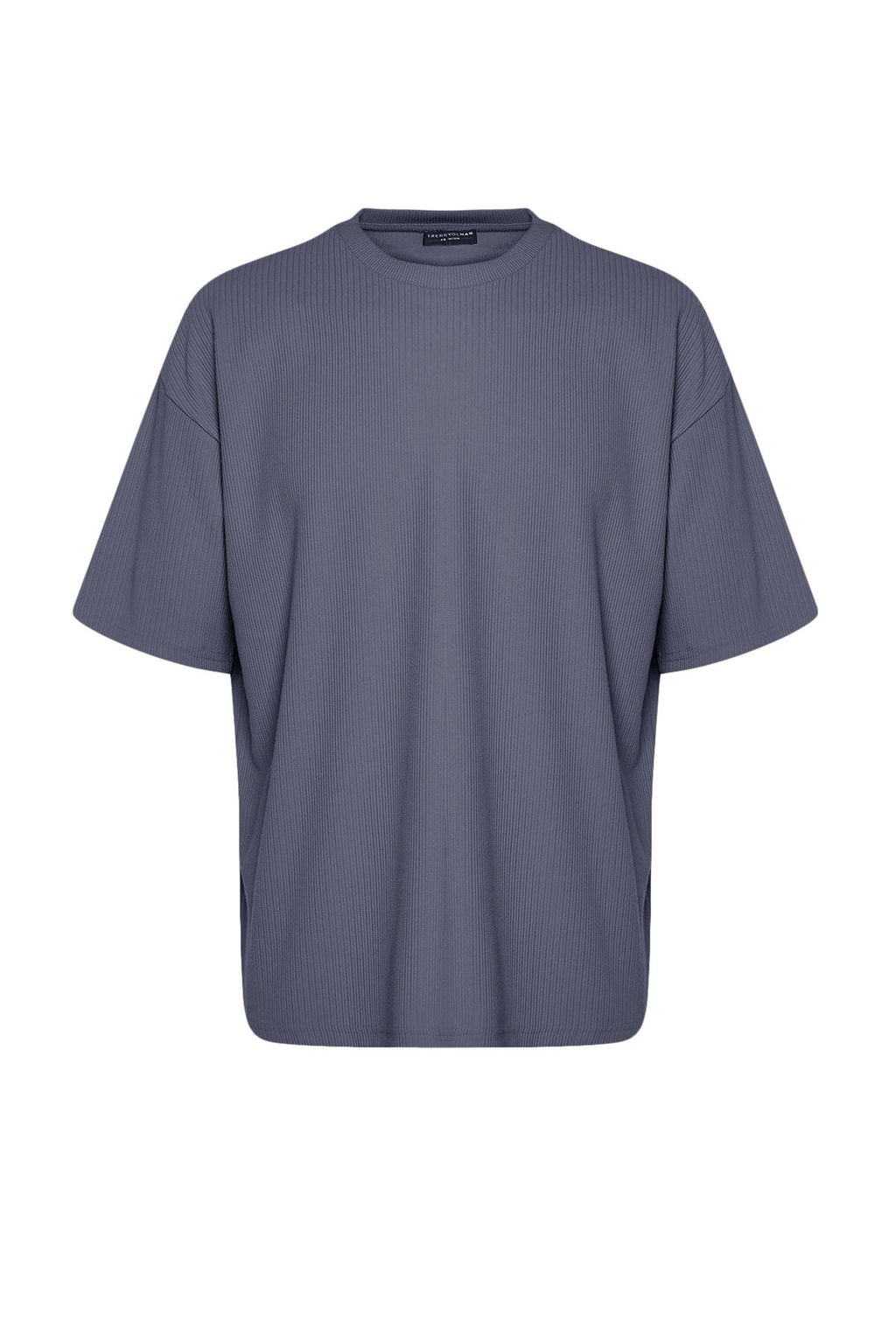 TRENDYOL MAN Kahverengi Premium Oversize Bisiklet Yaka K?sa Kol Dokulu K?r?smaz Ottoman T-Shirt TMNSS23TS00081 - Trendyolmilla фото 50