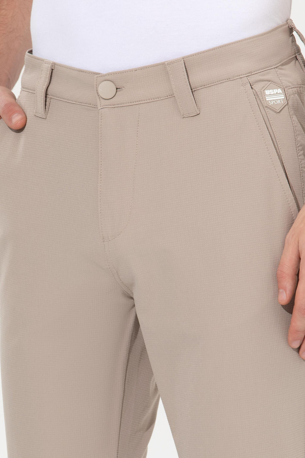 U. S. Polo Assn / Мужские брюки из парусины с каменным узором - U.s. polo assn фото 5