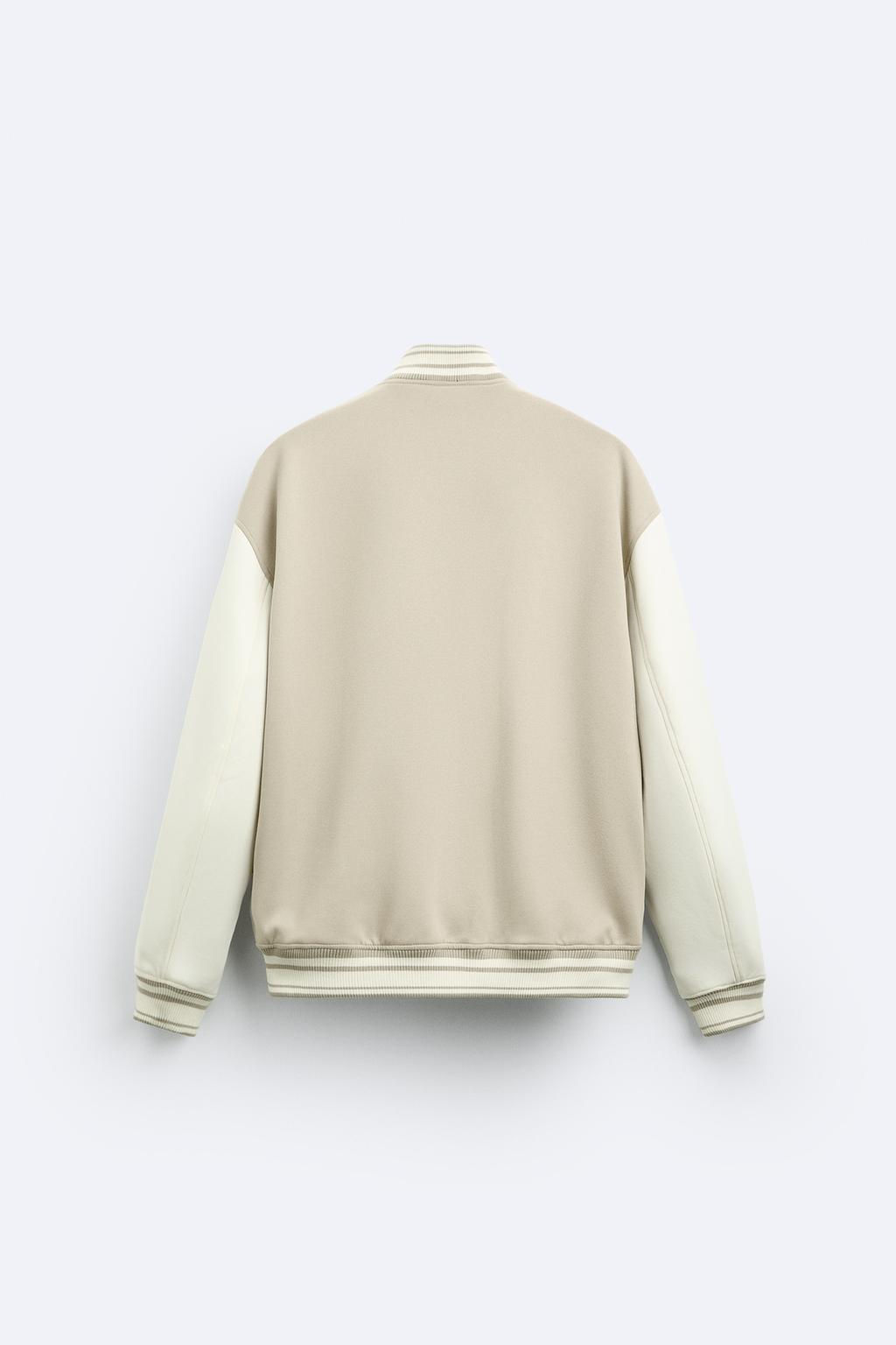 BOMBER JACKET WITH CONTRAST PATCHES - Zara фото 7