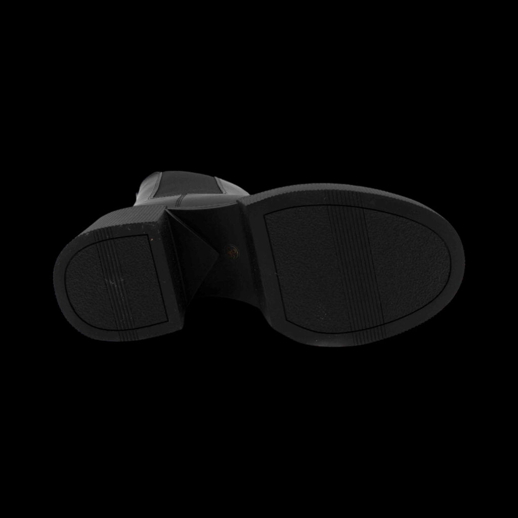 Ботинки из натуральной кожи на меху РМ-090-1 черные