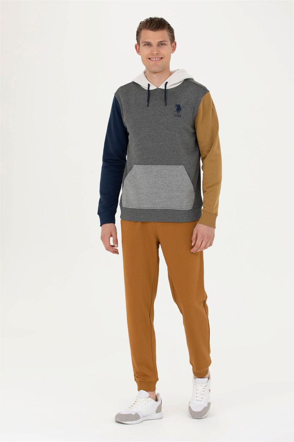 Мужские спортивные штаны кокосового цвета - U.s. polo assn фото 7