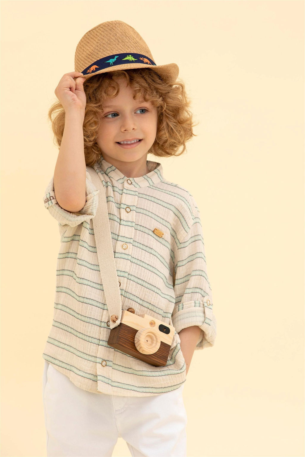 Рубашка цвета морской волны с длинным рукавом для мальчика - U.s. polo assn фото 7