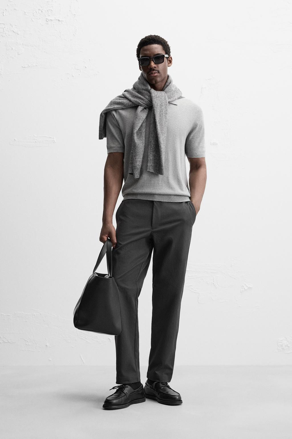 QUICK DRY CHINO TROUSERS - Zara фото 11