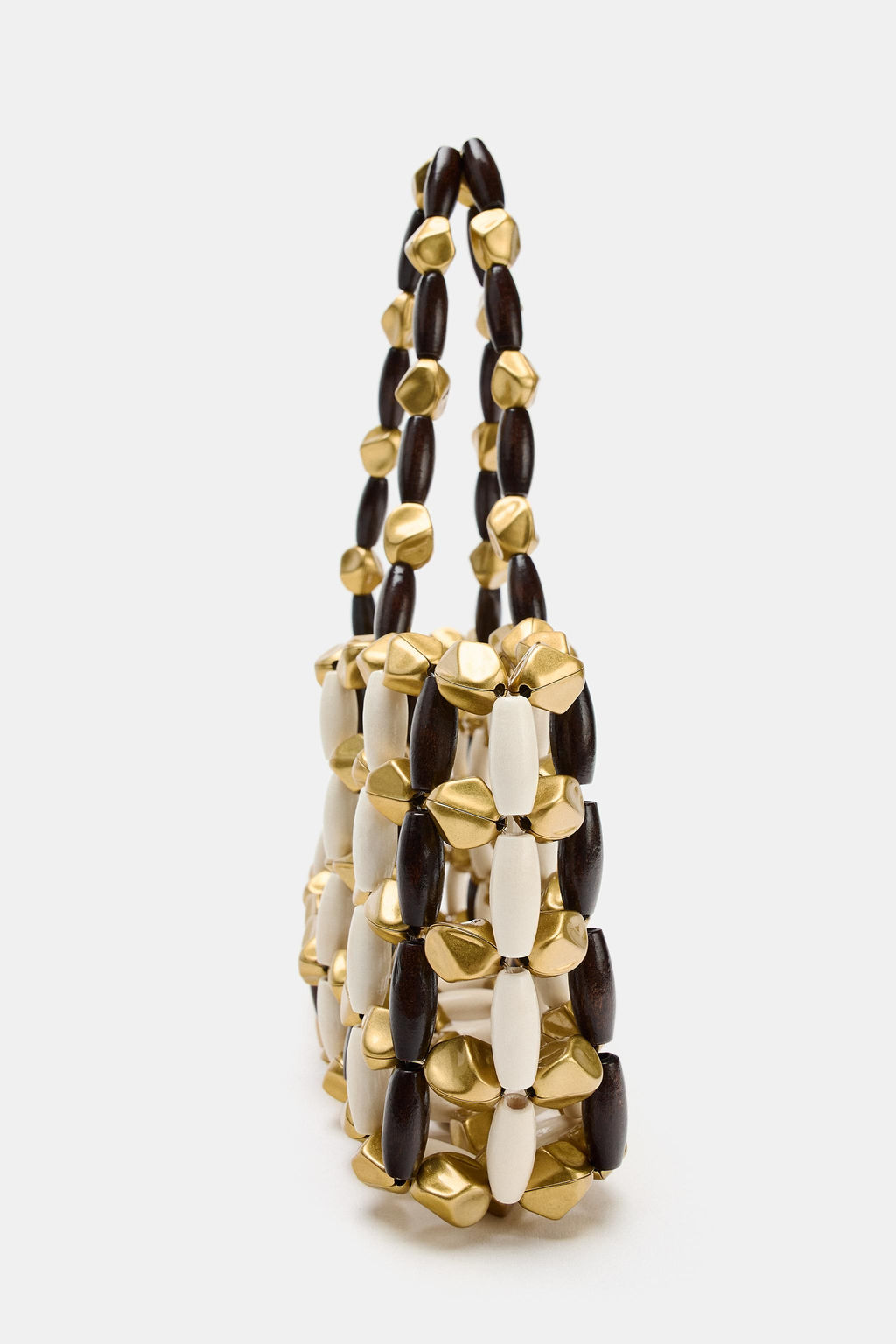 BOLSO DE MANO CUENTAS / Multicolor - Zara фото 4