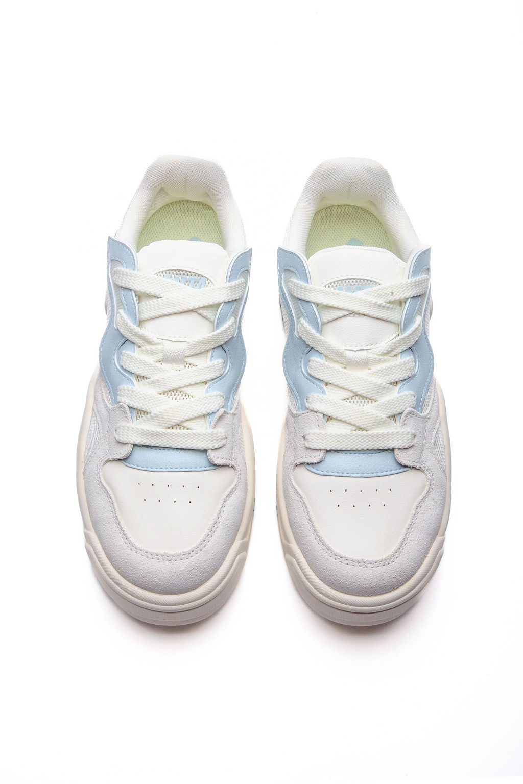 Кеды Бежевый/Синий