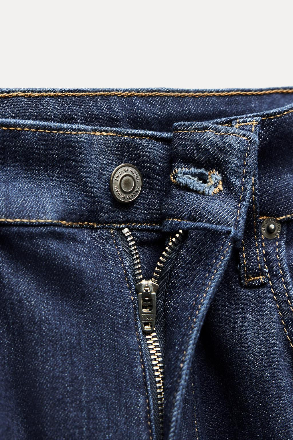 ZW COLLECTION BOOTCUT HIGH-WAIST CROPPED JEANS - Zara фото 22