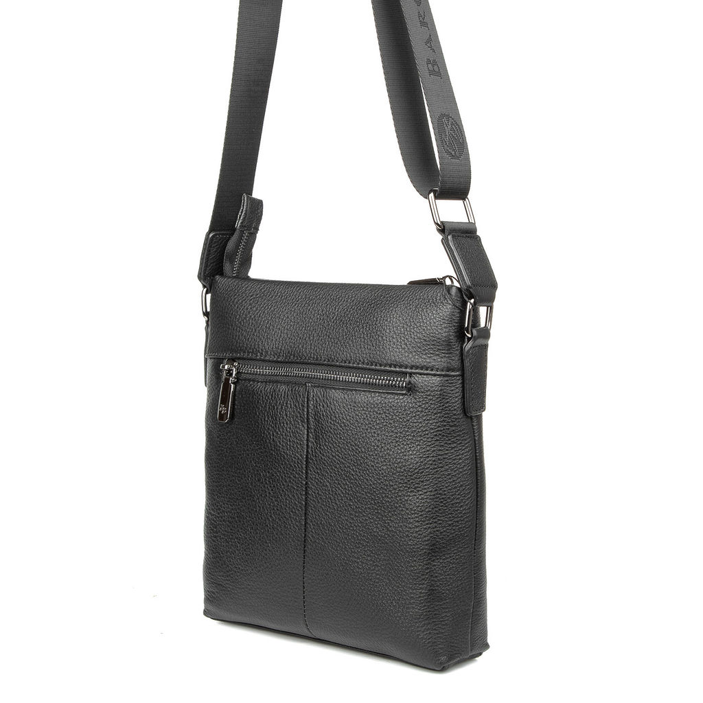 Мужская кожаная сумка мессенджер - Barcelo biagi фото 2