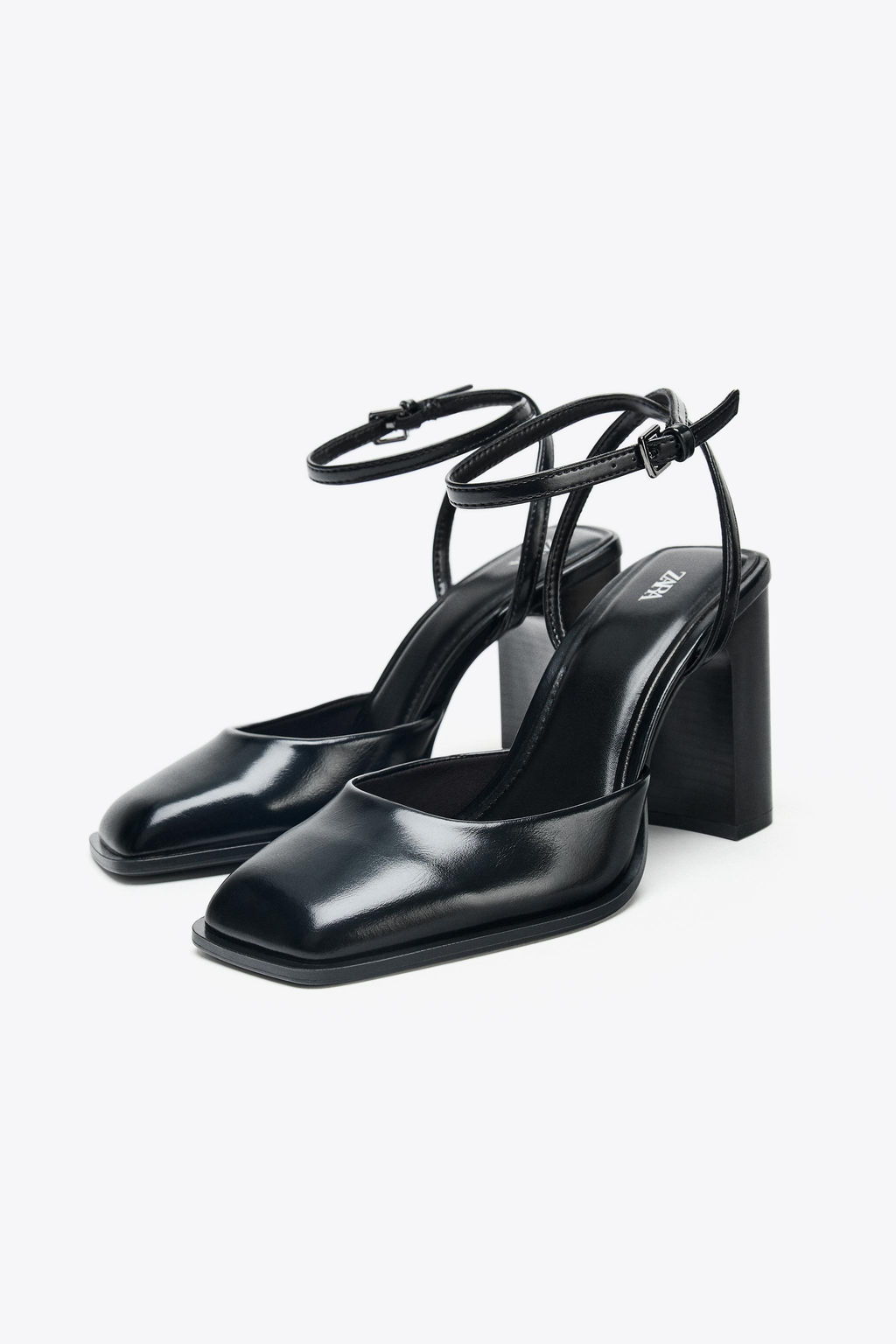 SQUARE-TOE SLINGBACK SHOES - Zara фото 3