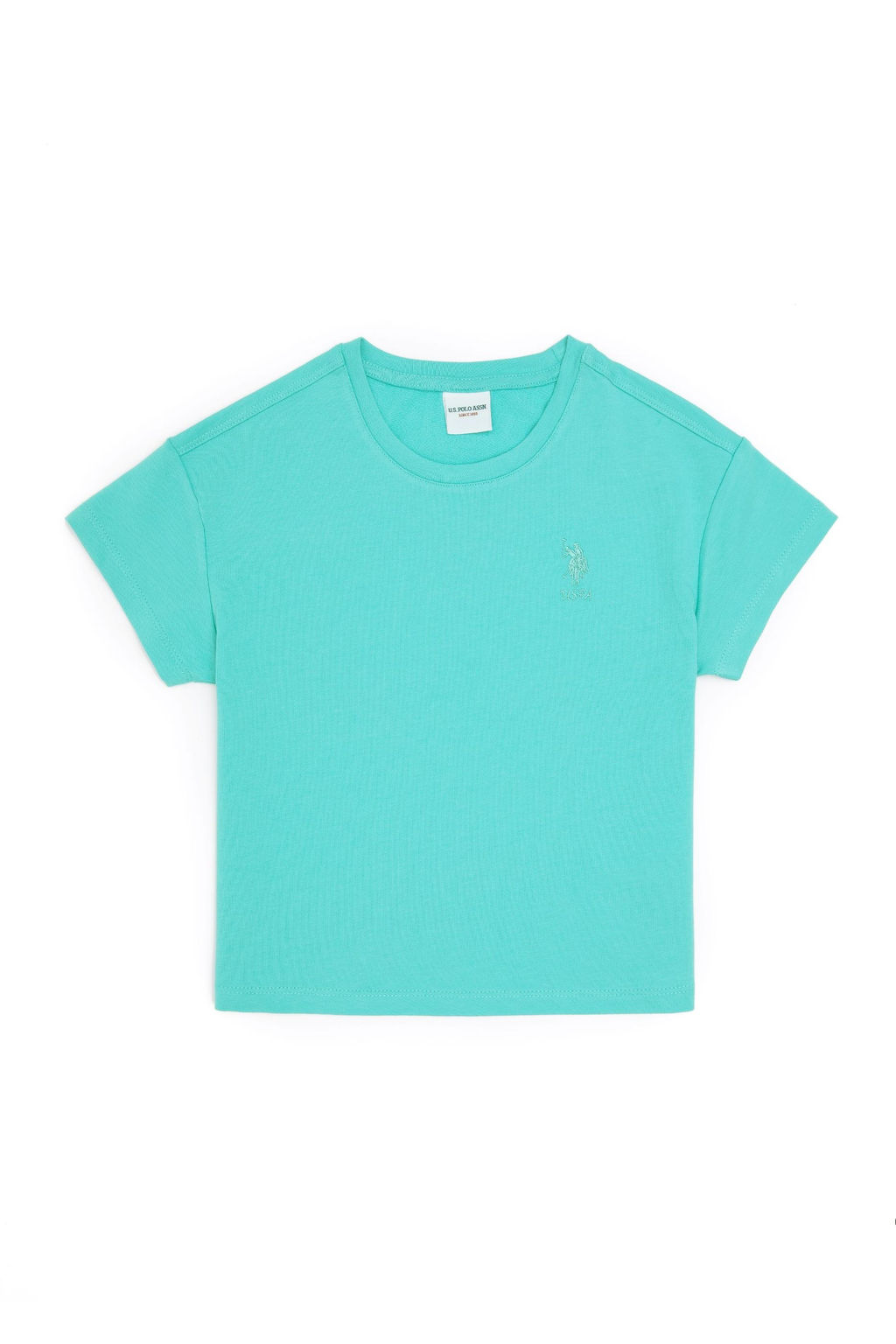 U. S. Polo Assn / Мятная футболка с круглым вырезом для девочек - U.s. polo assn фото 7
