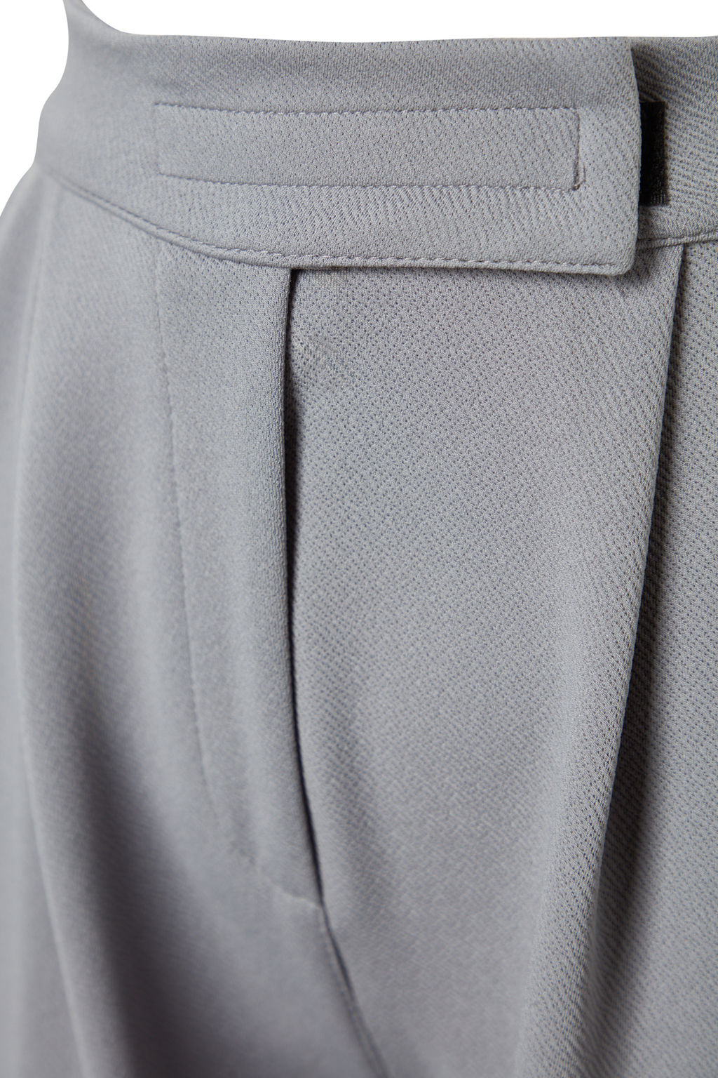 TRENDYOLMILLA Siyah C?rt C?rt Kapamal? Yuksek Bel Pileli Wide Leg/Genis Kesim Orme Pantolon TWOAW24PL00177 фото 20