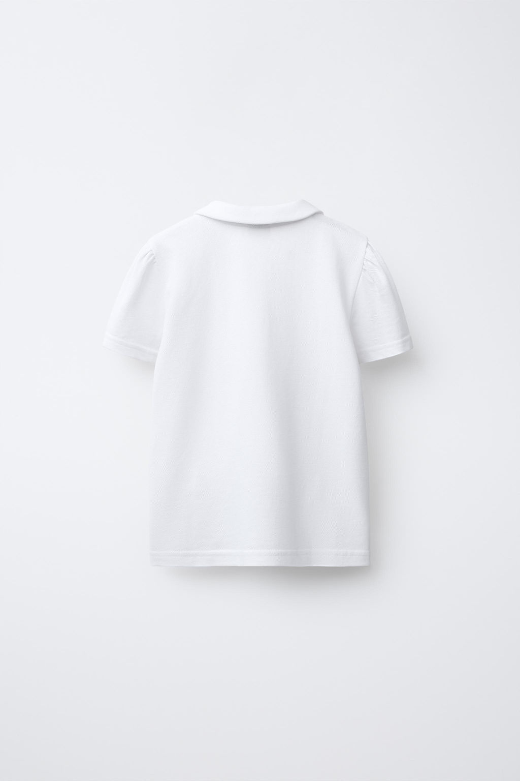 PIQU_ POLO SHIRT WITH PETER PAN COLLAR - Zara фото 2