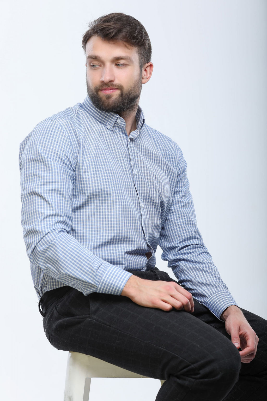 Рубашка 25-64-Б-04 - Nicolo angi фото 3