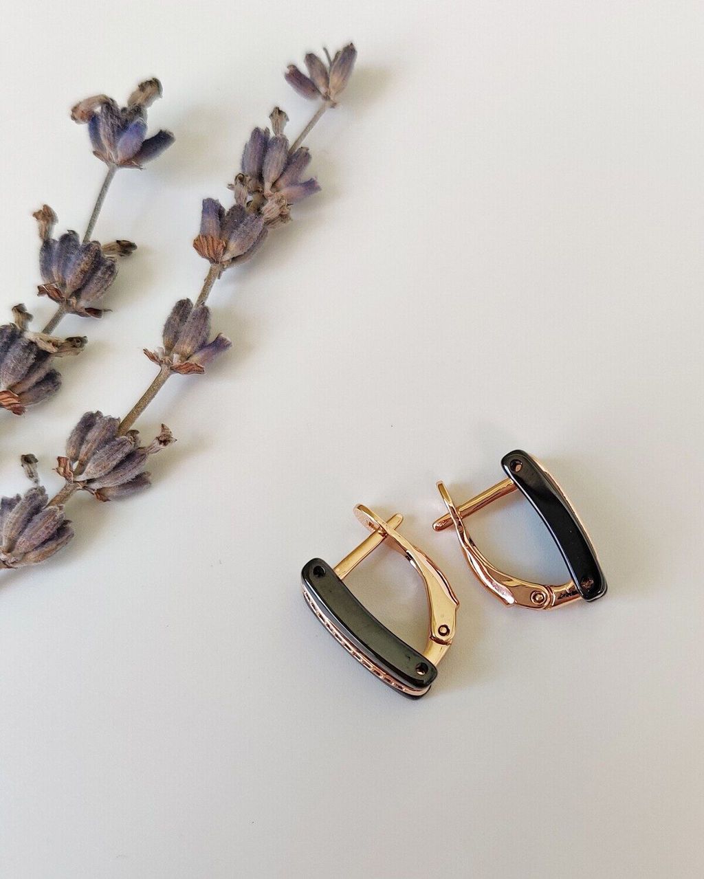 Серьги с керамикой