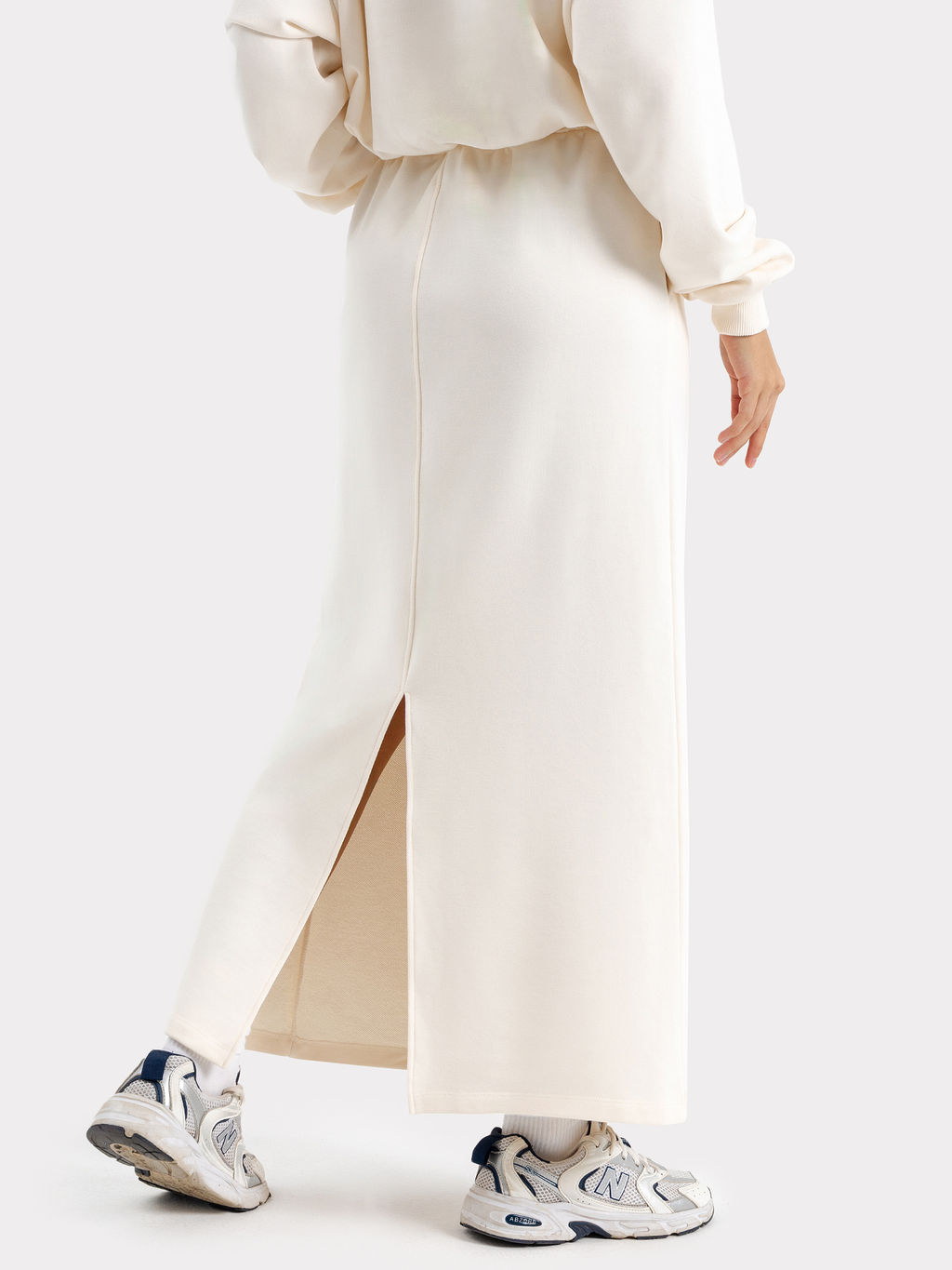 Юбка женская миди в молочном оттенке - Mark formelle фото 3