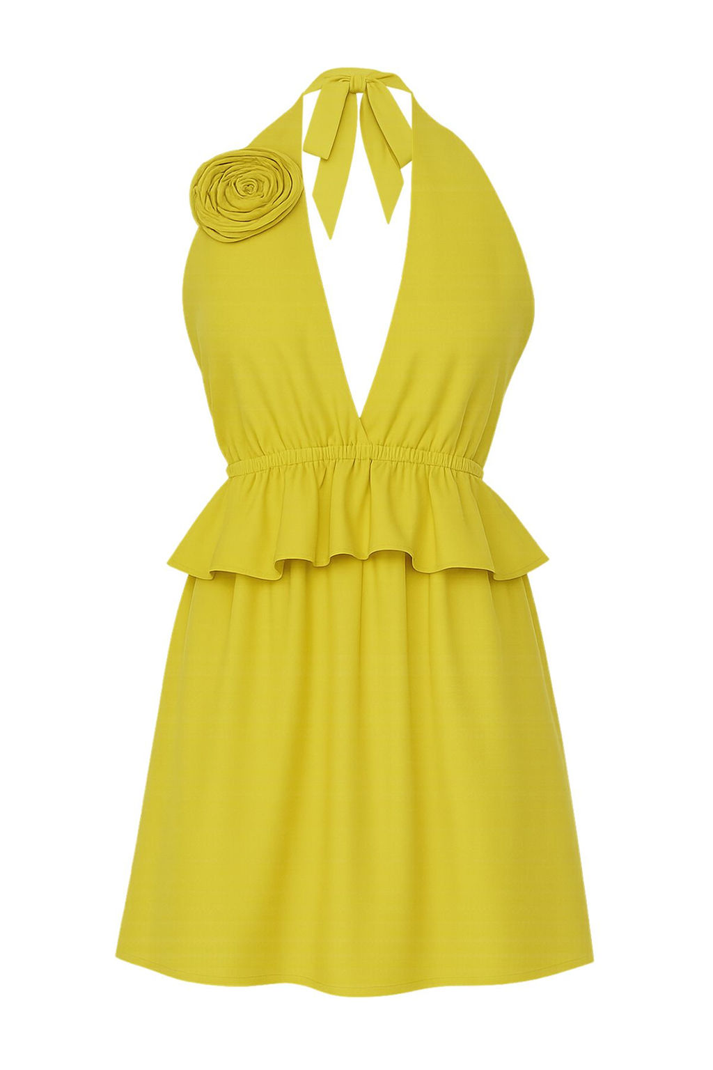 Trendyolmilla Yag Yesil Midi Dokuma 100% Pamuk Plaj Elbise TBESS25EL00111 фото 5