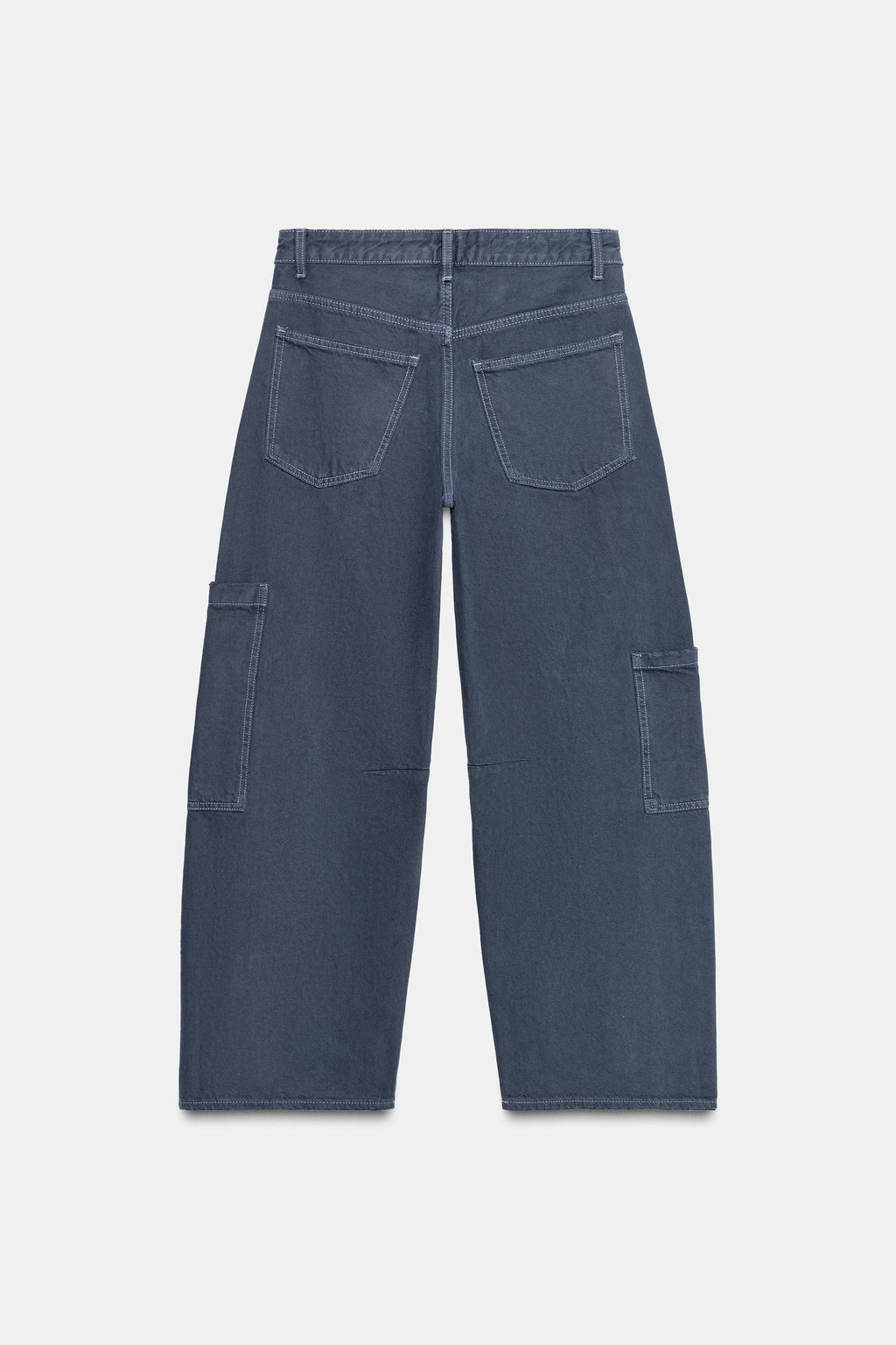 TRF BAGGY BALLOON JEANS WITH POCKETS - Zara фото 8