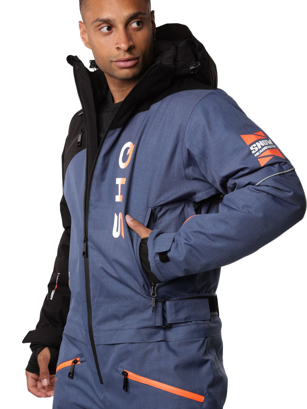 Комбинезон A-89033 Сине-серый