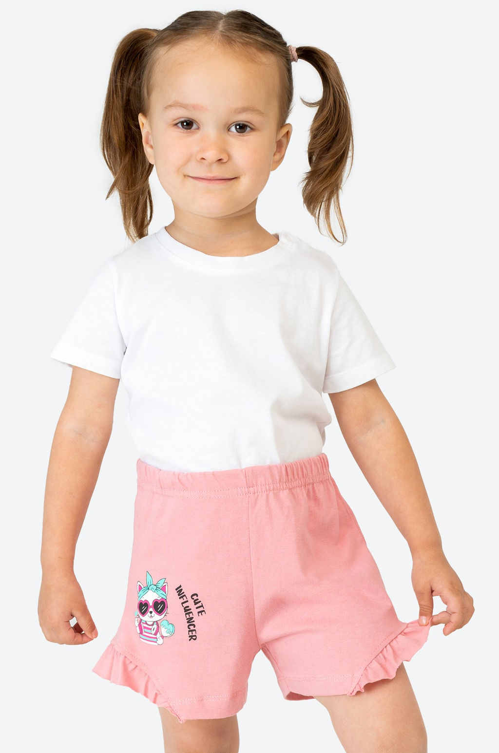 Хлопковые шорты для девочки Bonito  фото 10