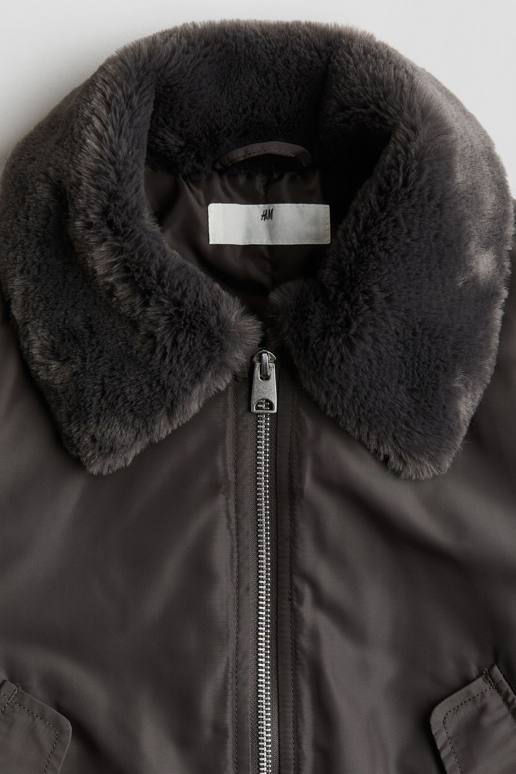 Cazadora bomber con cuello - H&m фото 2