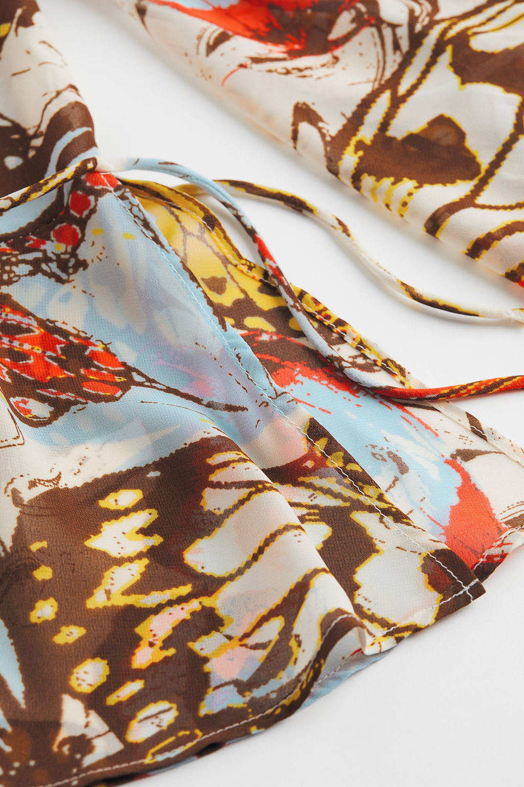 Blusa larga con lazada - H&m фото 2