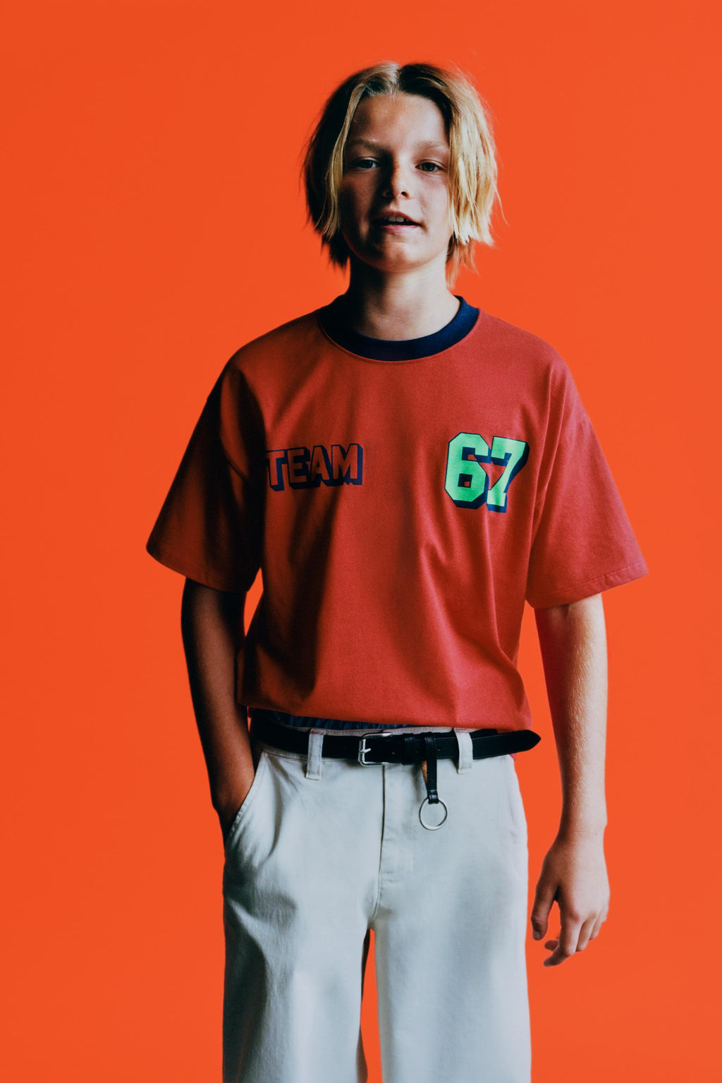 CAMISETA ESTAMPADA TEAM SIX SEVEN / Rojo - Zara фото 2