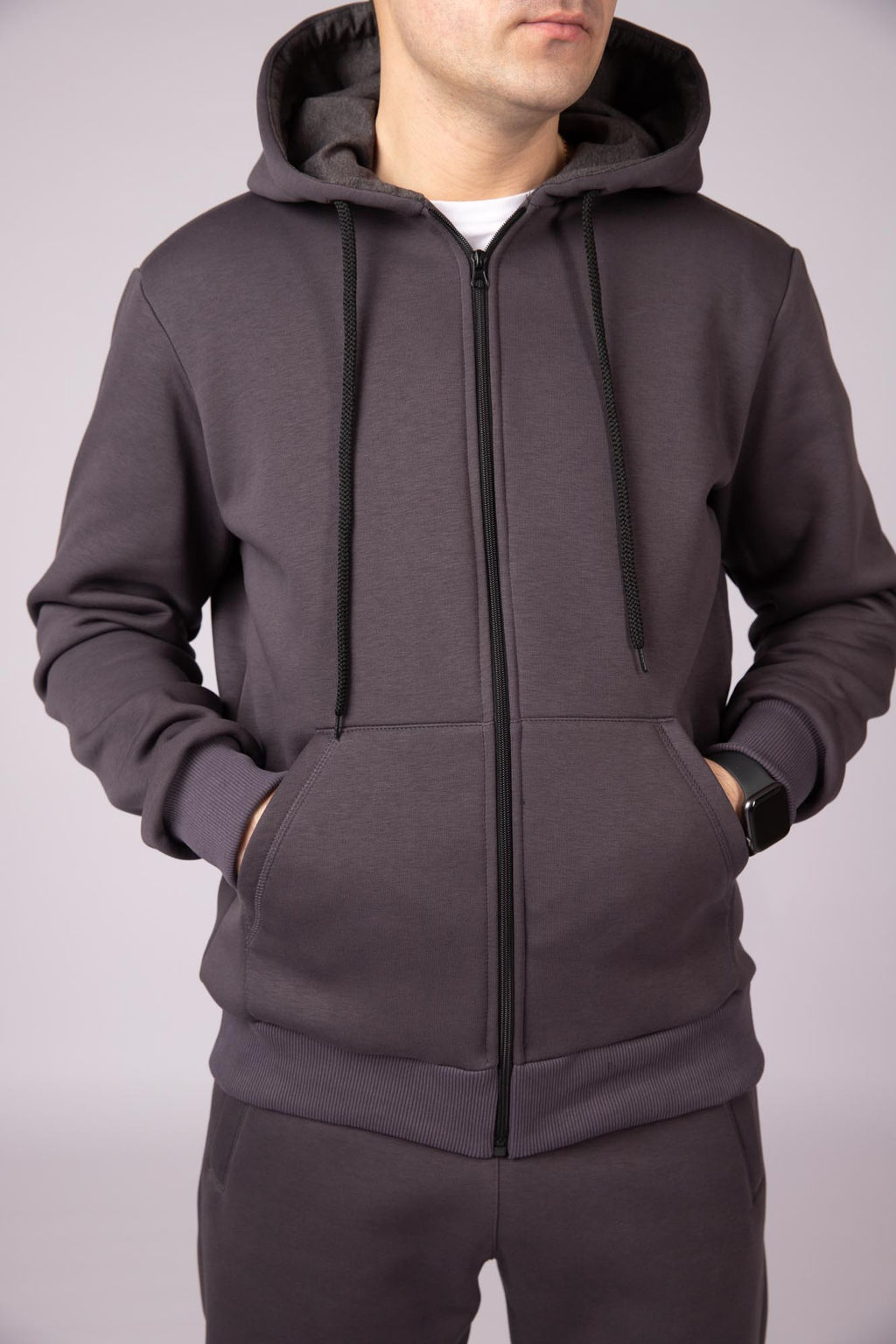 Мужской Спортивный костюм БГ016 Темный графит от Спортсоло - Sportsolo фото 7