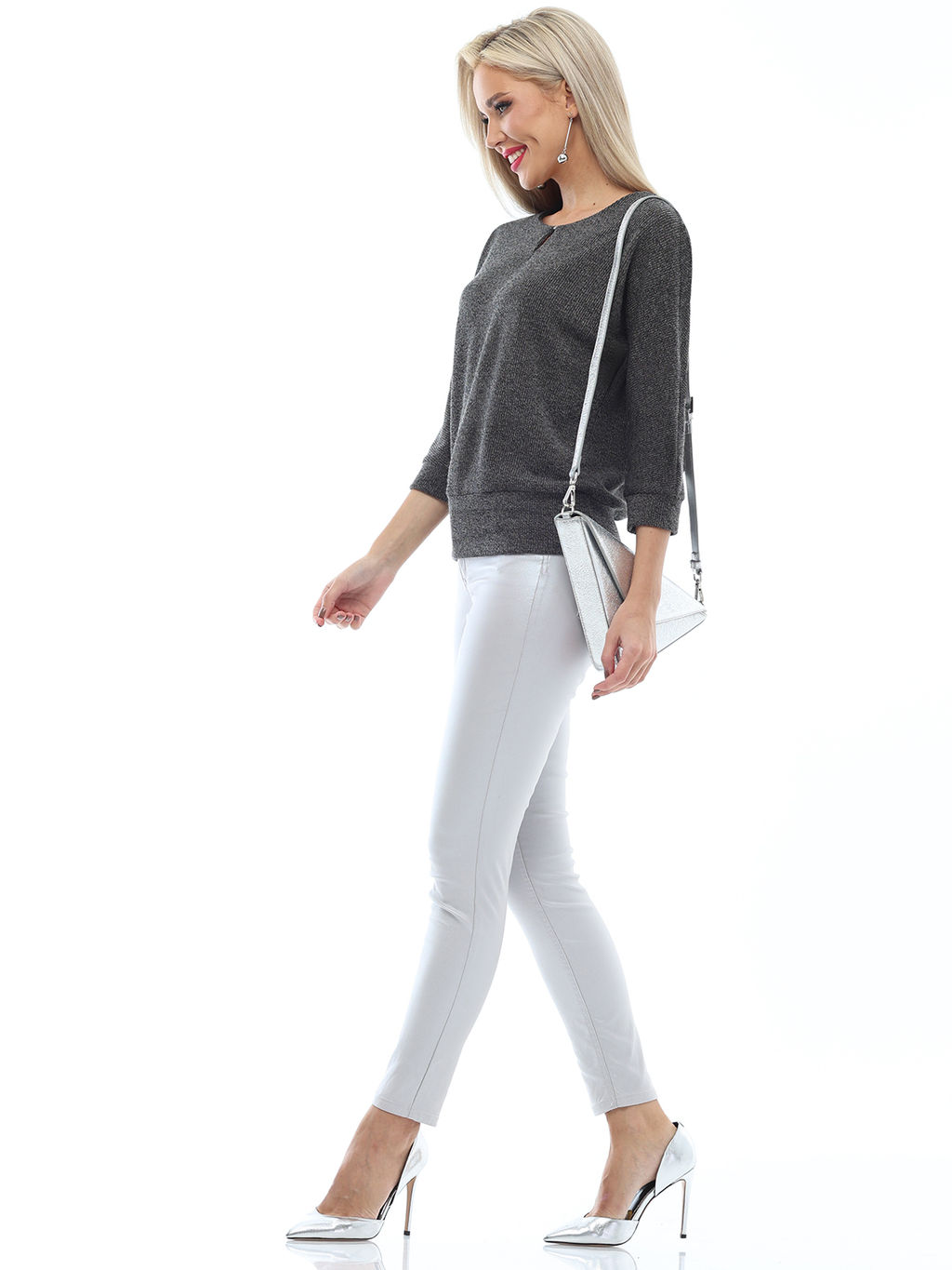 Блузка Ростислава, грей - Dstrend фото 4