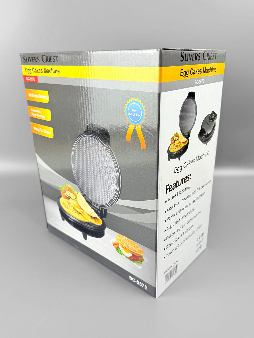 Вафельница электрическая для венских и бельгийских вафель 1200Вт SC-557W OLS-HC-22