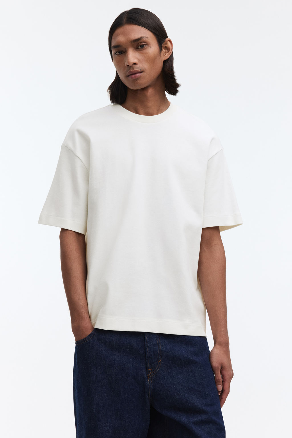 Camiseta interlock Loose Fit - H&m фото 9