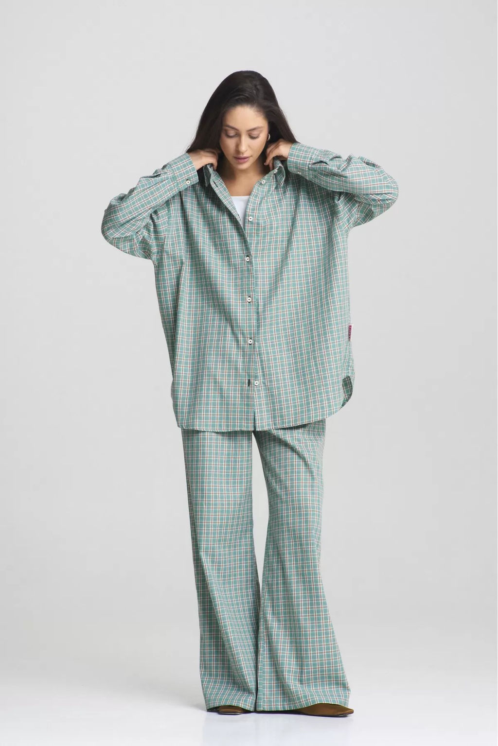 Костюм Summer в клетку Turquoise