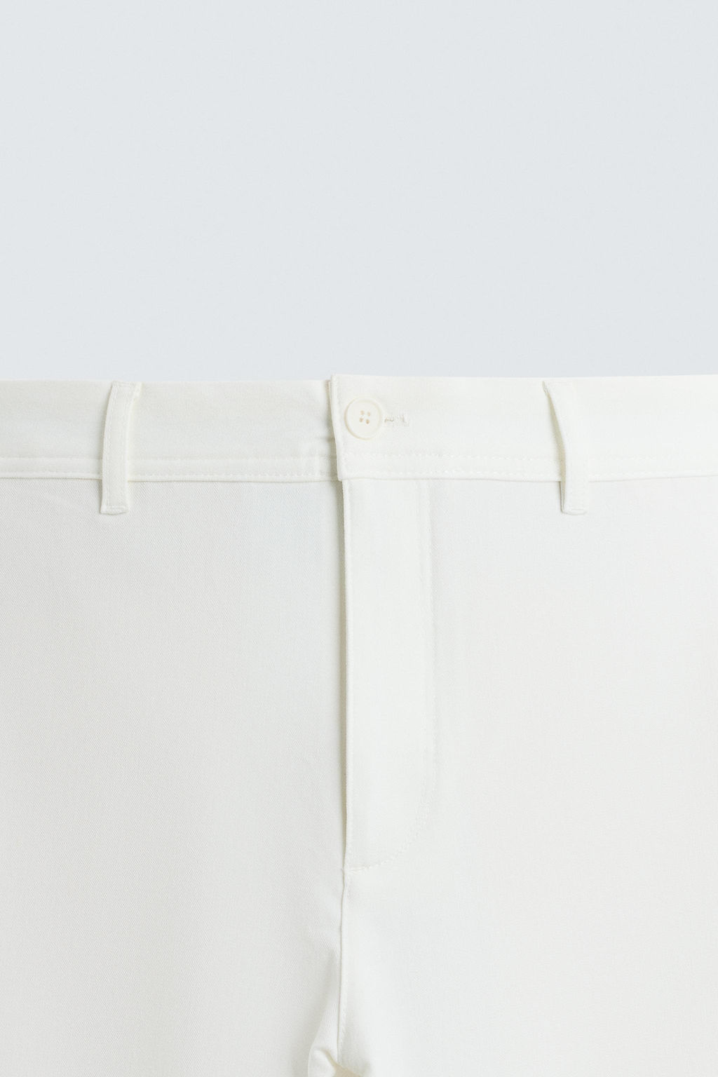PANTAL?N CHINO ESTRUCTURA CONFORT / Blanco - Zara фото 9