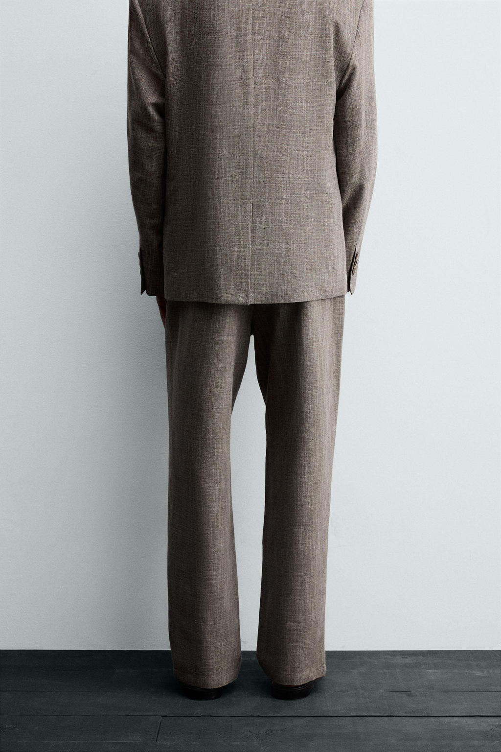 TEXTURED SUIT TROUSERS - Zara фото 3