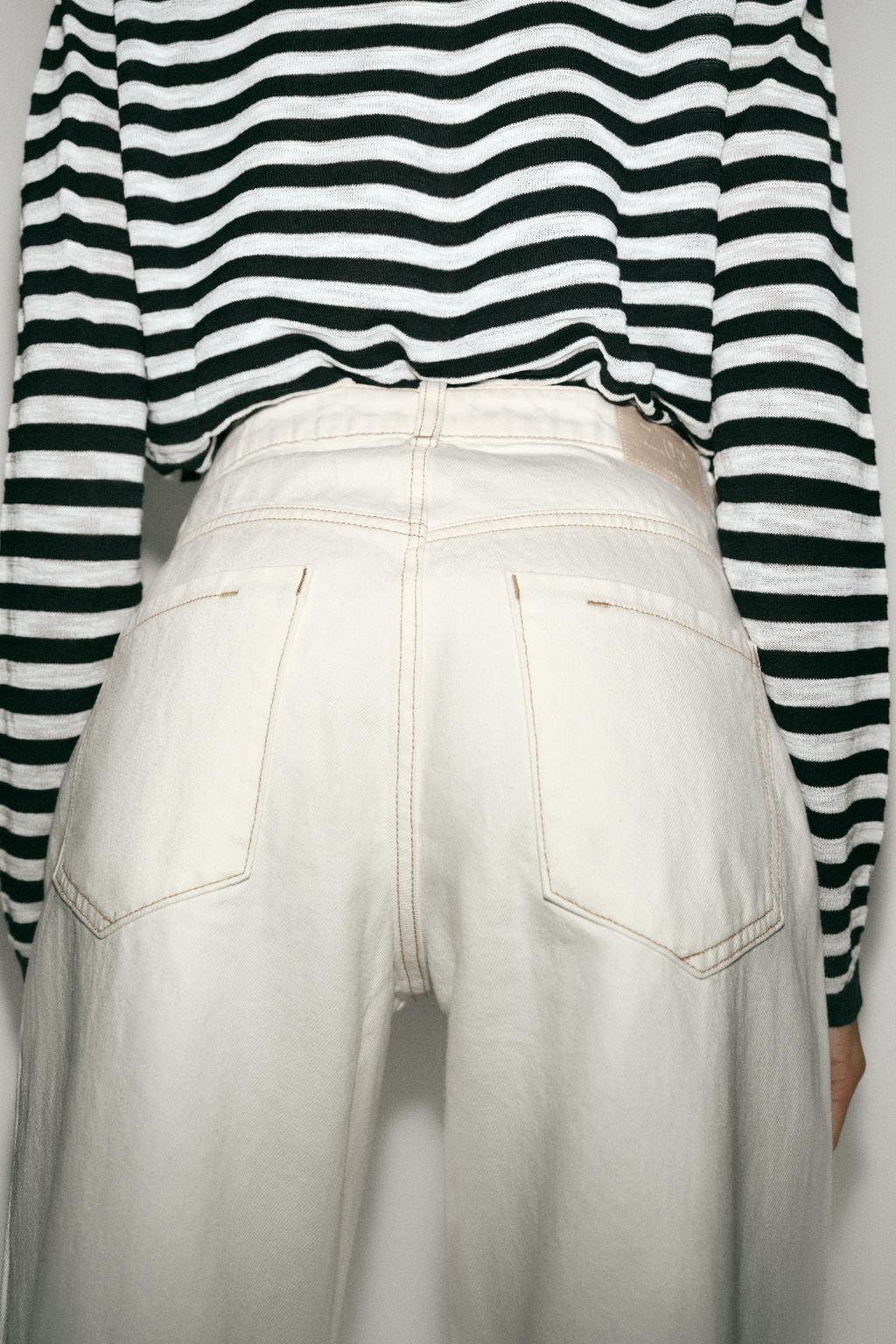 JEANS Z.03 STRAIGHT HIGH-WAIST LONG LENGTH - Zara фото 31