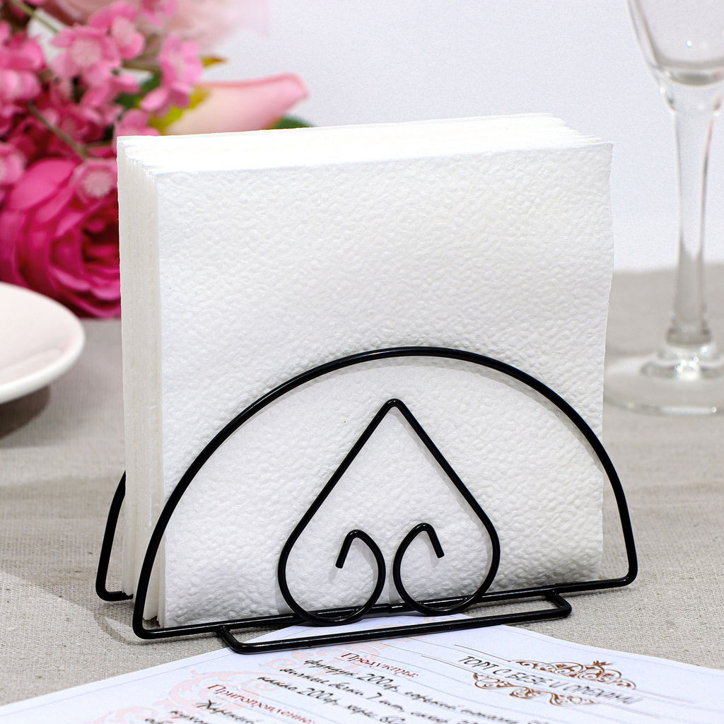 Салфетки БЕЛЫЙ КОТ 24х24см уп.50шт Белые