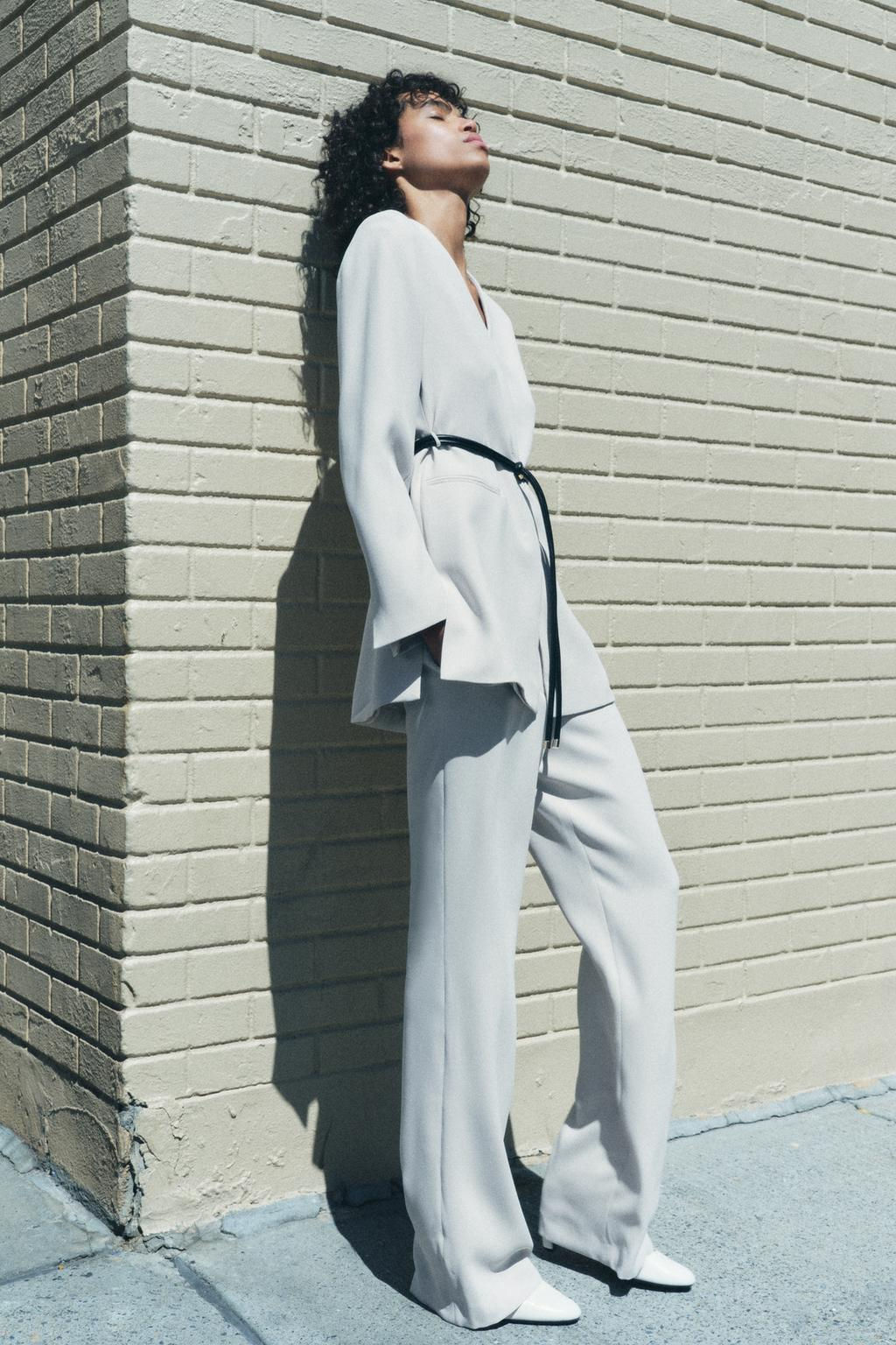 ZW COLLECTION BELTED BLAZER - Zara фото 33