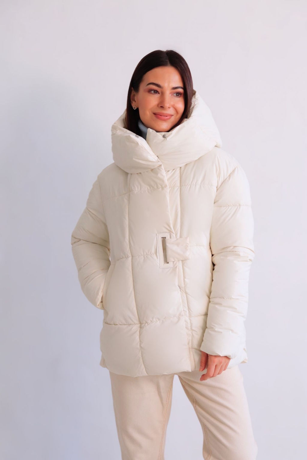 Martichelli Куртка зимняя айвори  фото 3