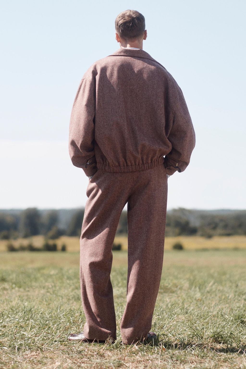 LIMITED EDITION WOOL HERRINGBONE JACKET - Zara фото 3