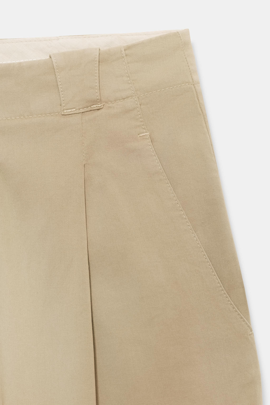 PANTAL?N LOOSE BARREL / Khaki claro - Zara фото 8