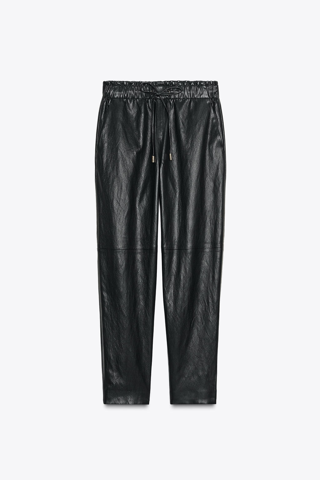FAUX LEATHER TROUSERS