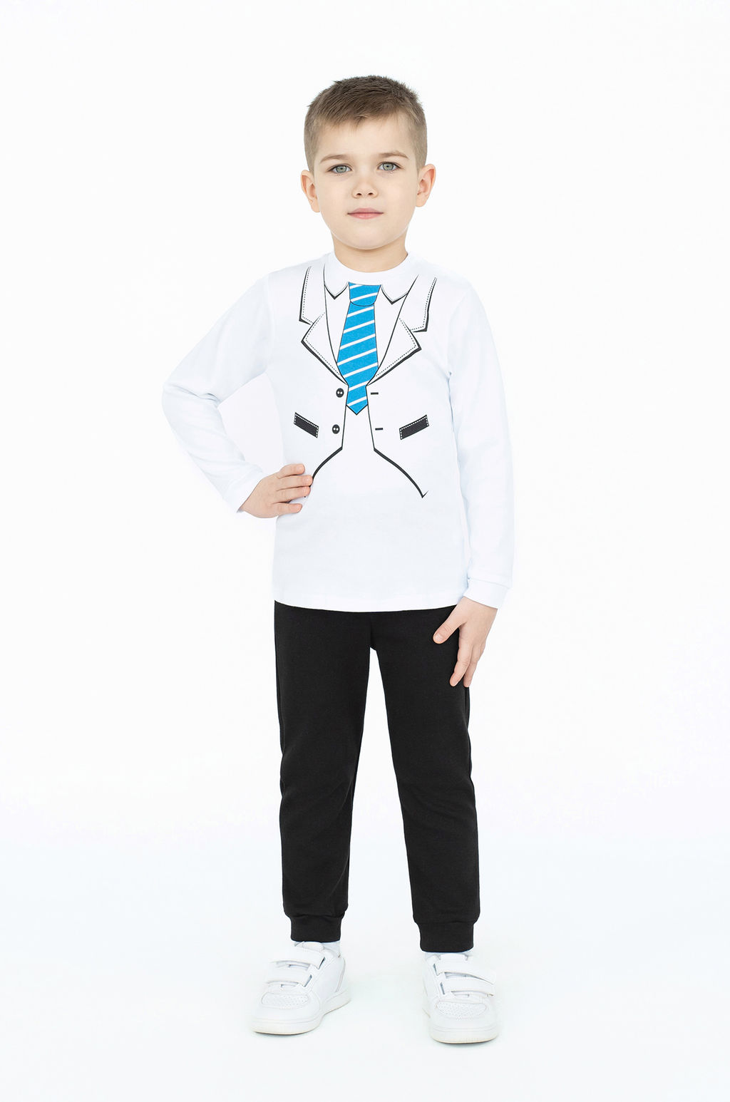 Костюм детский синий галстук