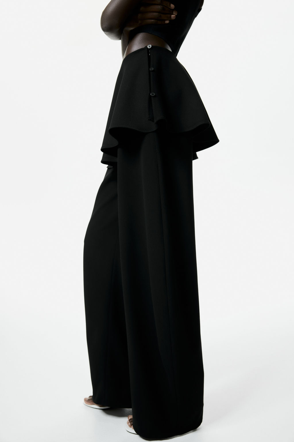 Pantal?n barrel con falda superpuesta - H&m фото 4