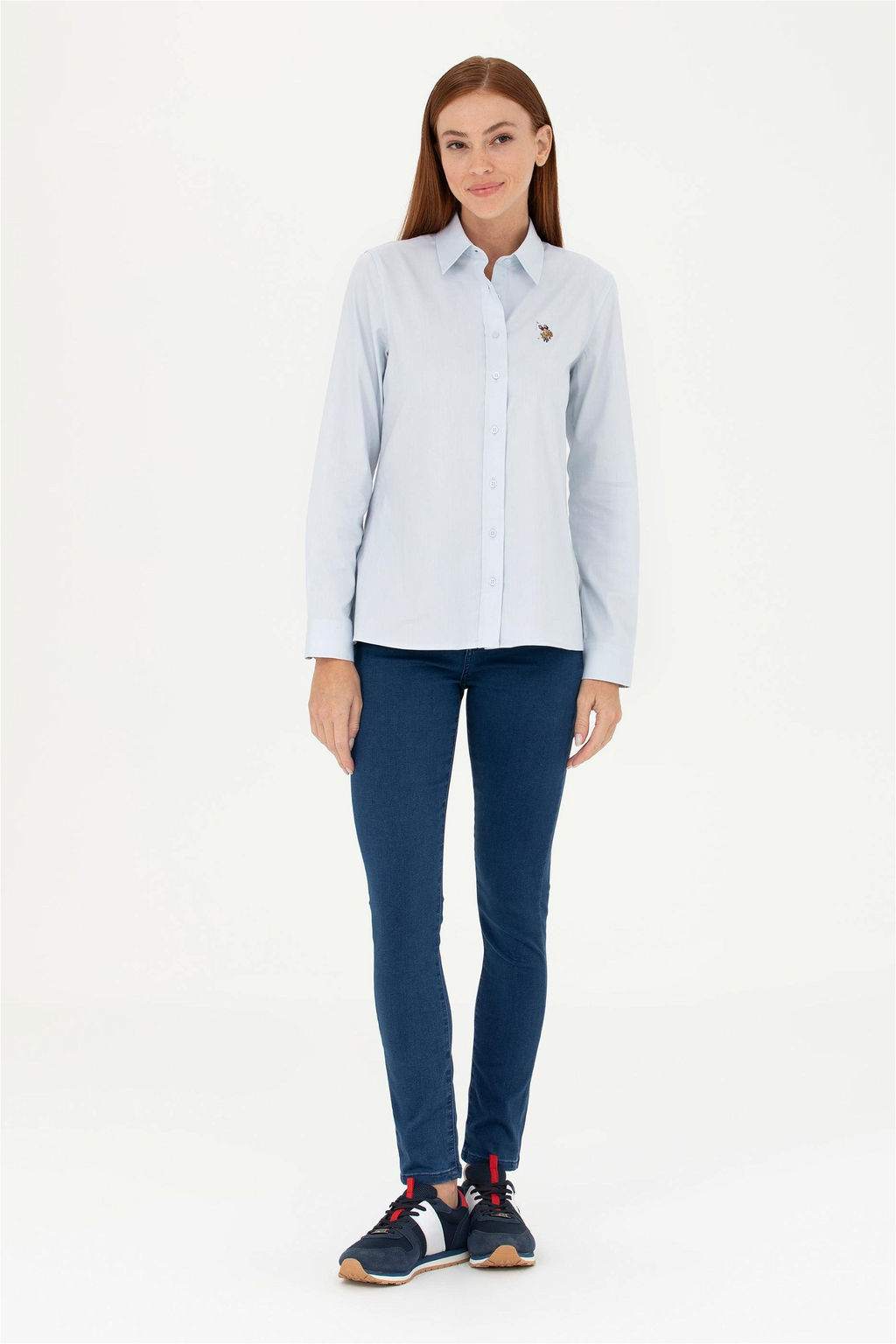 Женские темно-синие джинсовые брюки - U.s. polo assn фото 8