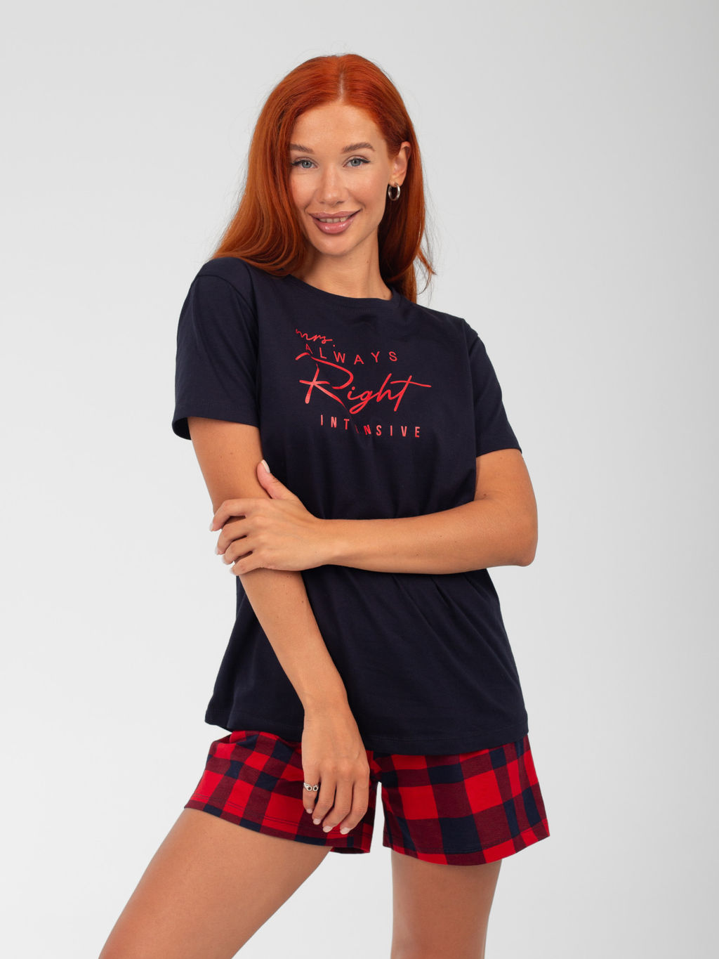 Костюм женский кулирка с шортами "ОДРИ"