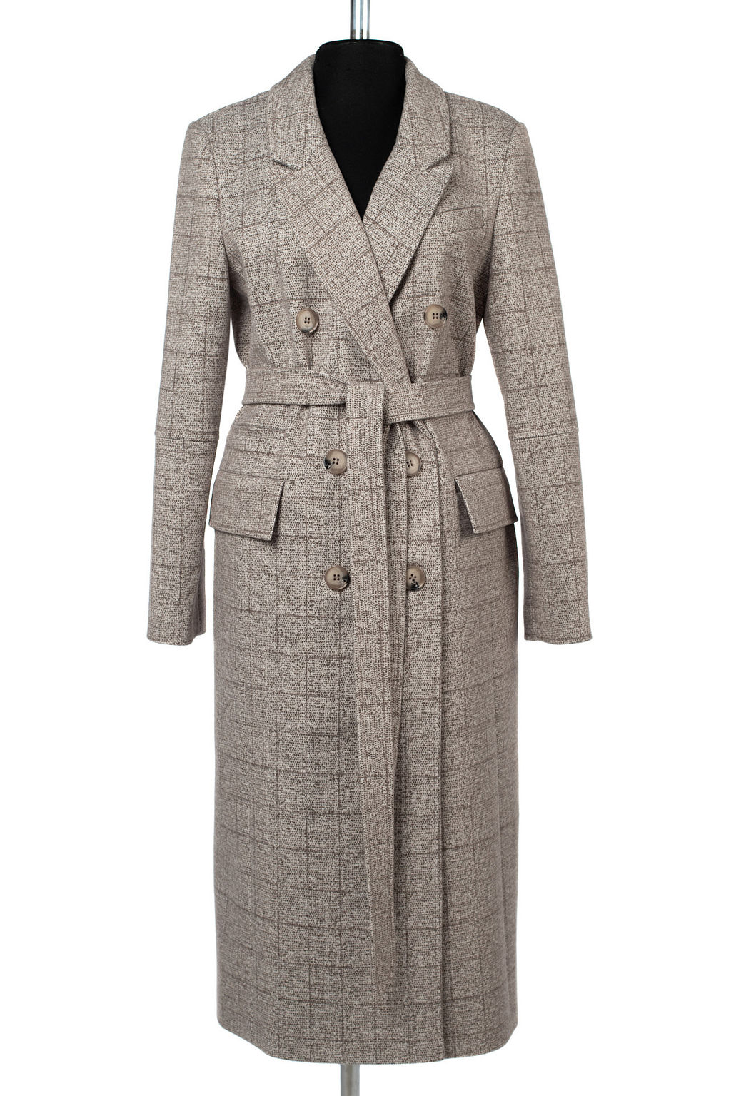 01-12048 Пальто женское демисезонное (пояс) - El podio фото 7