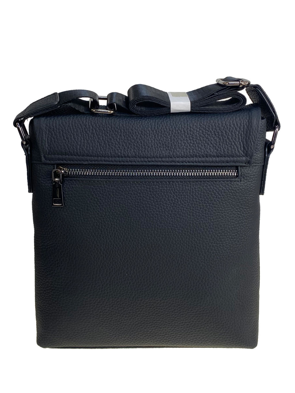 Сумка мужская из натуральной кожи, цвет черный - Greta фото 2