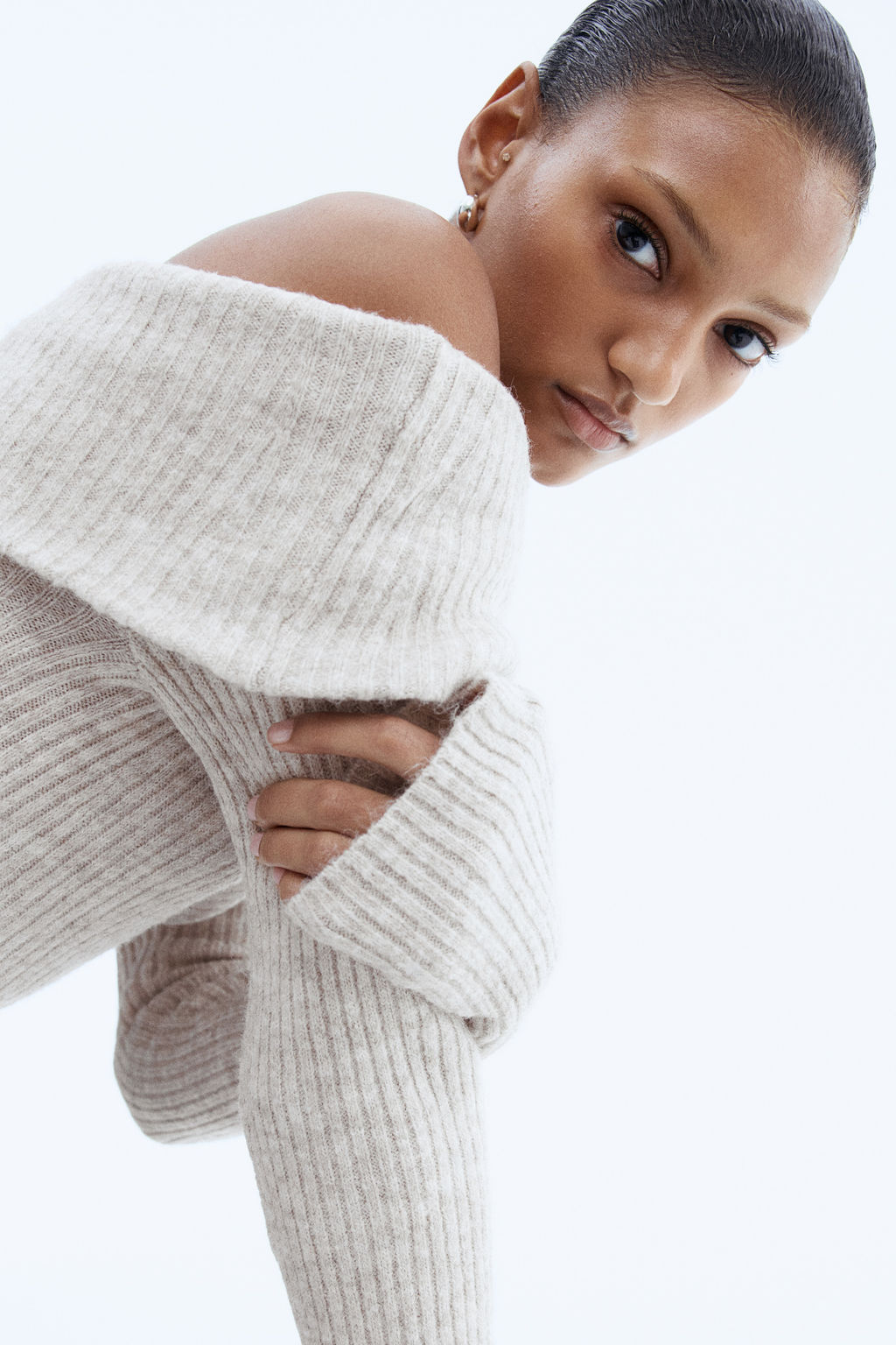Top off-the-shoulder en punto de canal? - H&m фото 9