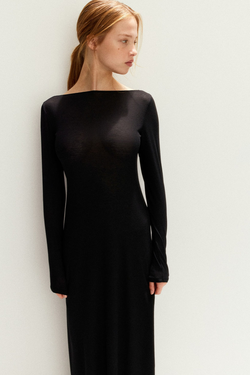 Maxivestido con escote barco - H&m фото 3